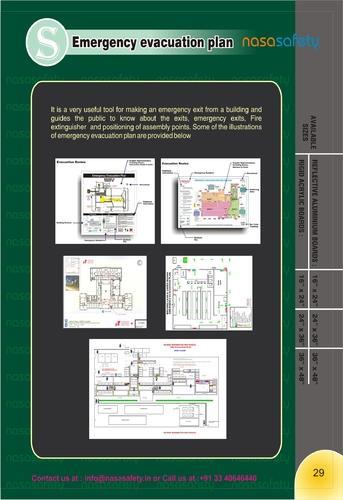 Emergency Evacuation Plan Sign