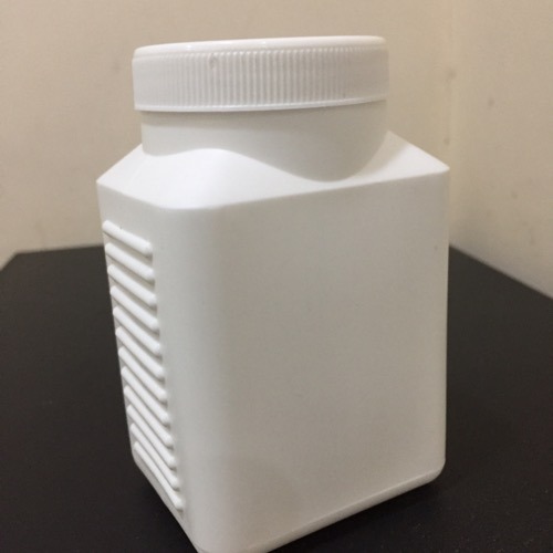 Rectangular Square White Bottle