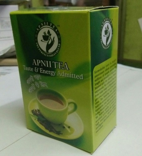 Duplex Board 250gm Tea Packaging Box, Size : Customise