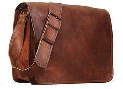 Leather bag, Size : 11 x 15 x 4 Inches