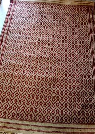 Haasini Handlooms Jute Floor Rug, Pattern : Printed