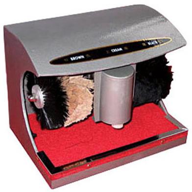 Black wooden finish Automatic Shoe Shining Machine, Features : Longer service life, Consistent performance