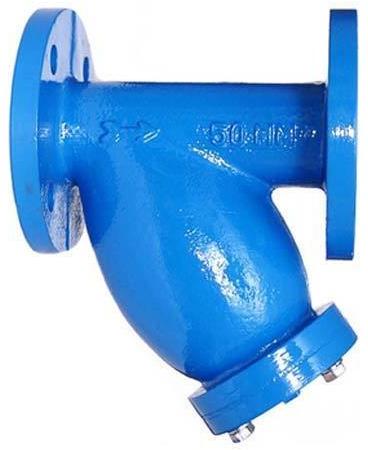 PN10-PN16 CAST IRON Y Strainers, Color : BLUE