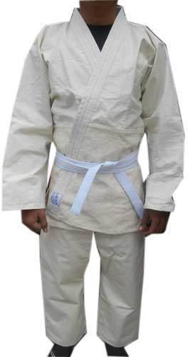 HALF  Polyester White Men Karate Dress, Size : Small, Medium, Large