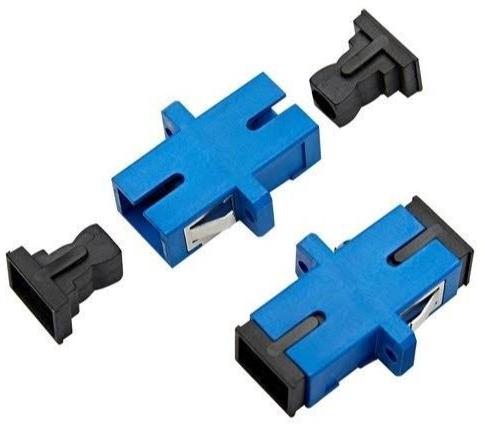 Plastic SC Simplex Singlemode Adapter, Packaging Type : Box