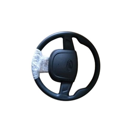 Black PP Mahindra Steering Wheel, Shape : Round