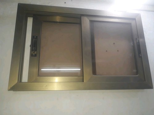 Polished Plain aluminium sliding window, Shape : Rectangular, Square