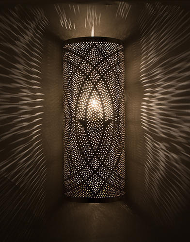 Craft Iron Cylindrical Wall Light