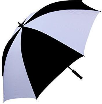 Plain stick umbrella, Color : Black, White