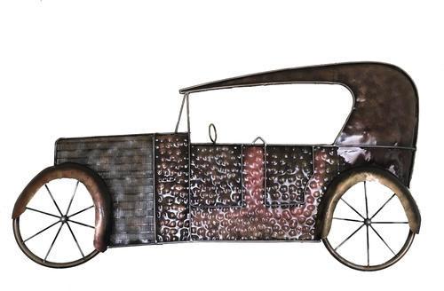 Kraphy Polished Copper Jeep Wall Panel, Size : 120x15x80 cm