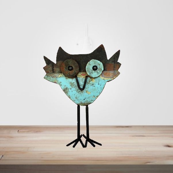 Reclaimed Owl Statue