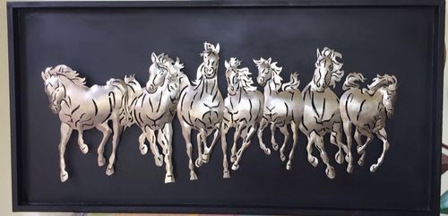 Seven Horse Wall Panel