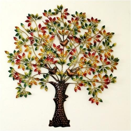 Master Crafts Iron wall decor metal tree, Color : multicolour