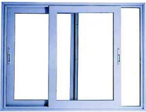 Fancy Aluminium Sliding Window, Color : Blue