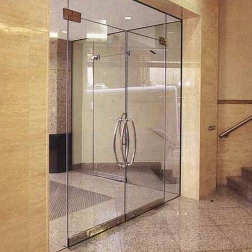 Toughened Glass Double Door, Feature : Excellent Strength, Perfect Shape