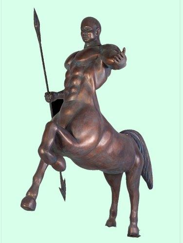 Horse Man Sculpture