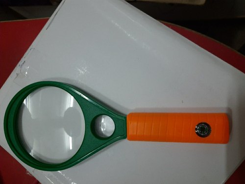 Glass Racket Magnifier, Color : Yellow green
