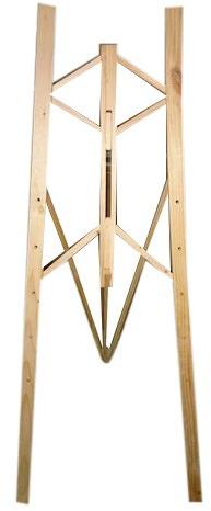 Polished Portable Wooden Easel, for Board Stand