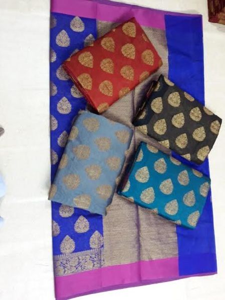 Ethnic Boota Cotton Saree