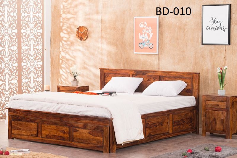 Solid sheesham wood essential bed