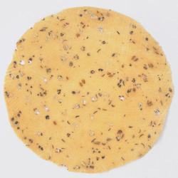 Snackpups pappadam Round Urad Dal Appalam Papad, Color : Pale Yellow