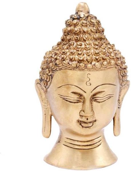 Brass Buddha Statue, for Dust Resistance, Shiny, Style : Antique