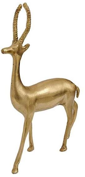 Brass Deer Statue, Packaging Type : Carton Box, Thermocol Box