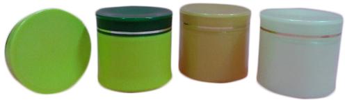 Avon  Plastic Cosmetic Jar, Color : White, Green, Golden, etc