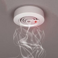 Fire Detectors, Color : White