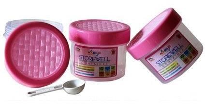 Round 250g Storewell Storage Container, Feature : High Strength, Perfect Shape