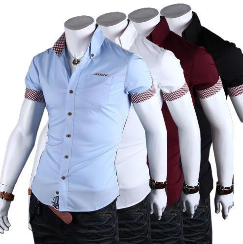Cotton Mens Half Sleeve Shirt, for Comfortable, Easily Washable, Size ...