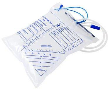 Plastic Urine Bag Without Hanging, Capacity : 1000 ml