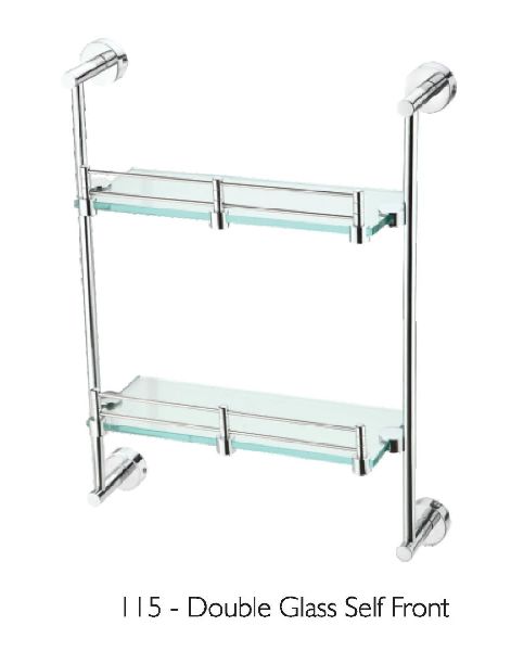 Alto Series Double Glass Shelf Front