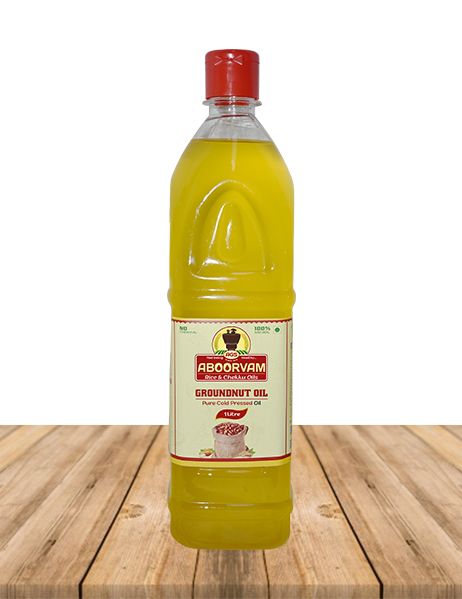 AGS ABOORVAM Natural Cold Pressed Groundnut Oil, For Cooking, Certification : FSSAI