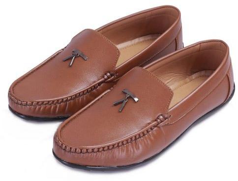 Synthetic Leather loafer shoes, Size : 6-9