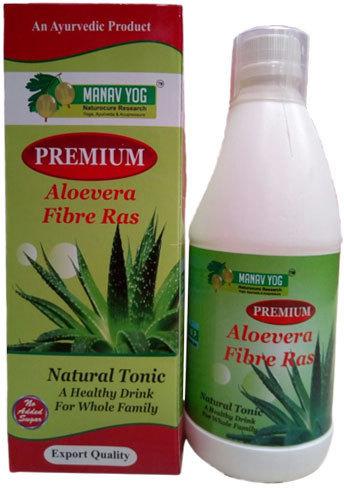 Manav Yog Natural Aloevera Fibre Ras, Packaging Type : Bottle