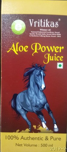 Vritikas Aloe Power Juice, Packaging Size : 500 ml