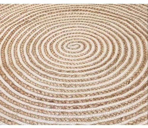 Plain Jute Rug, for Home Decor, Color : Brown