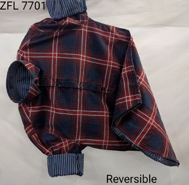 Mens Check Shirt (ZFL 7701), Feature : Comfortable, Easily Washable