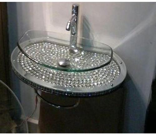 Glass Wash Basin, for Bathroom, Size : 1.5*2 Feet