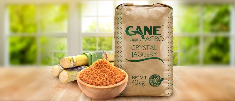 Made Of Sugarcane Jaggery Crystals, Color : Golden Brown