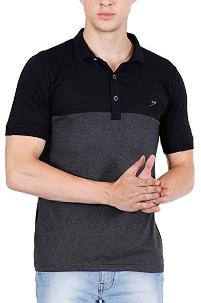 Plain Cotton Mens Collar T-Shirt, Size : XL, XXL