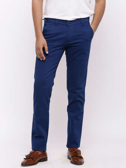Slim Fit Cotton Mens Casual Trouser, for Breathable, Pattern : Plain