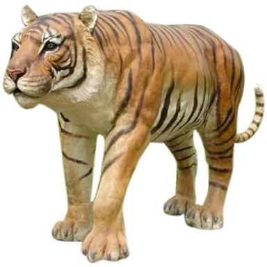 Aarav Art FRP Tiger Statue, Packaging Type : Box