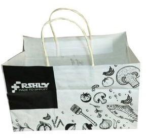 Loop Handle Printed Paper Shopping Bag