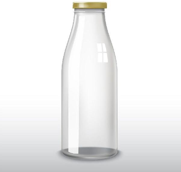 Glass Milk Bottle, Sealing Type : Screw Cap
