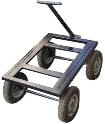 Iron four wheel cart