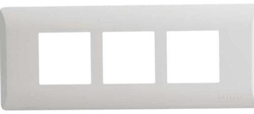 Rectangular Plastic Switch Plate, Color : White