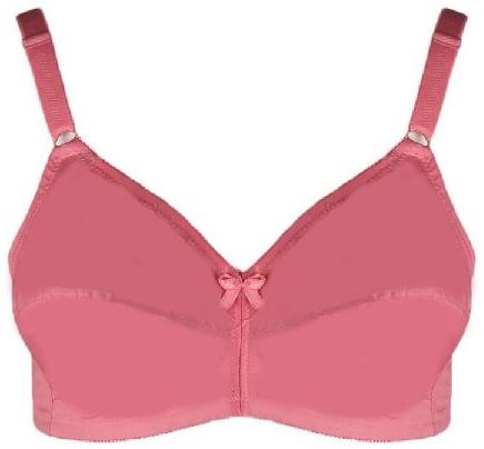 Cotton Pink Bra, Size : 28, 30, 32, 34, 36, 38, 40, Feature