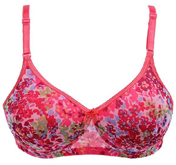 Cotton Printed Bra, Size : Multisize